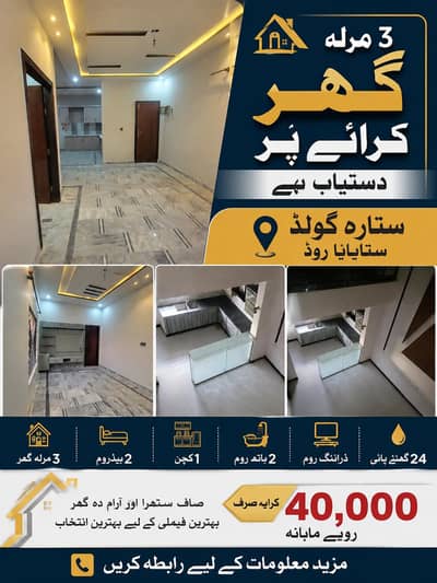 house portion for rent