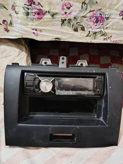JVC KD -R449  car stereo with wagonR Dash Frame