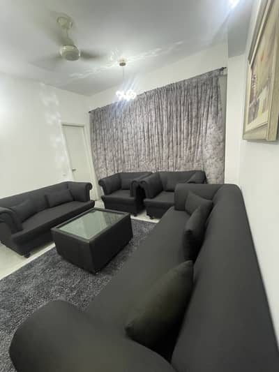 7 Seater Sofa Set with Matching Table & Centre Piece – Like New