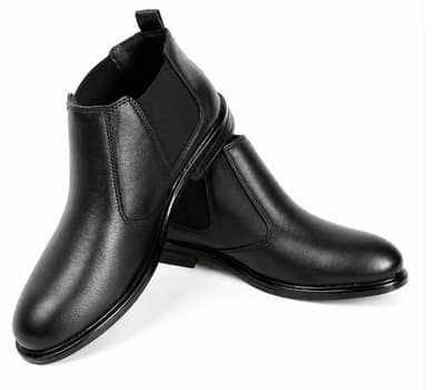 Men Tan Brown Chelsea Boots Size 9 UK - Leather