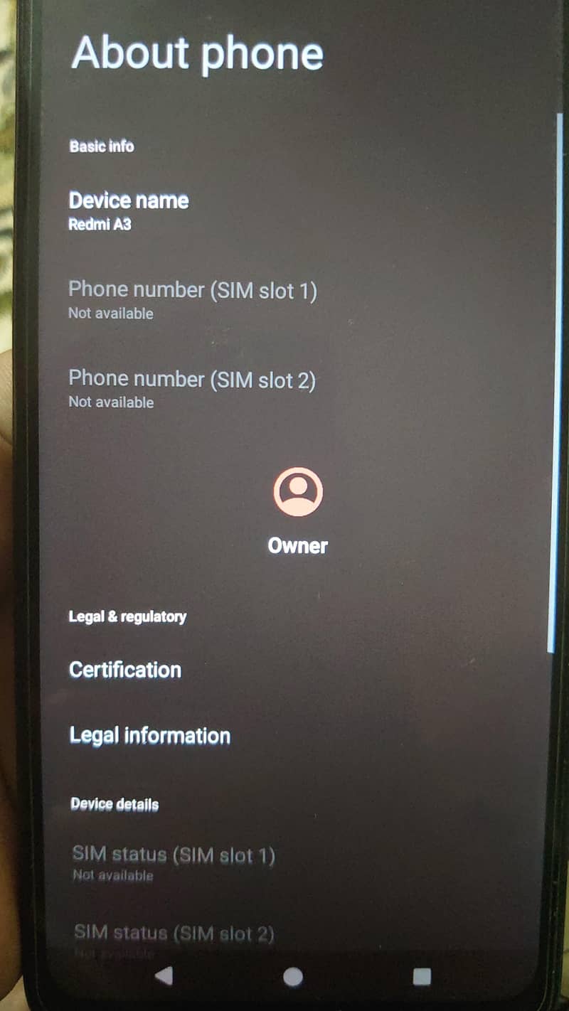 Redmi a3 2