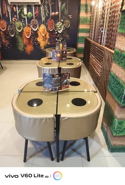 New condition table and chair