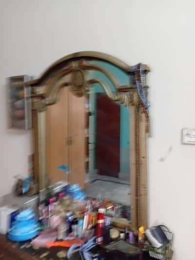Dressing table with stool