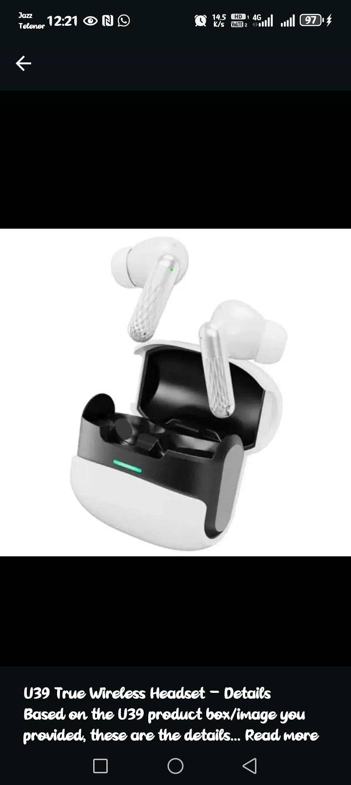 U39 True Wireless Headset 1