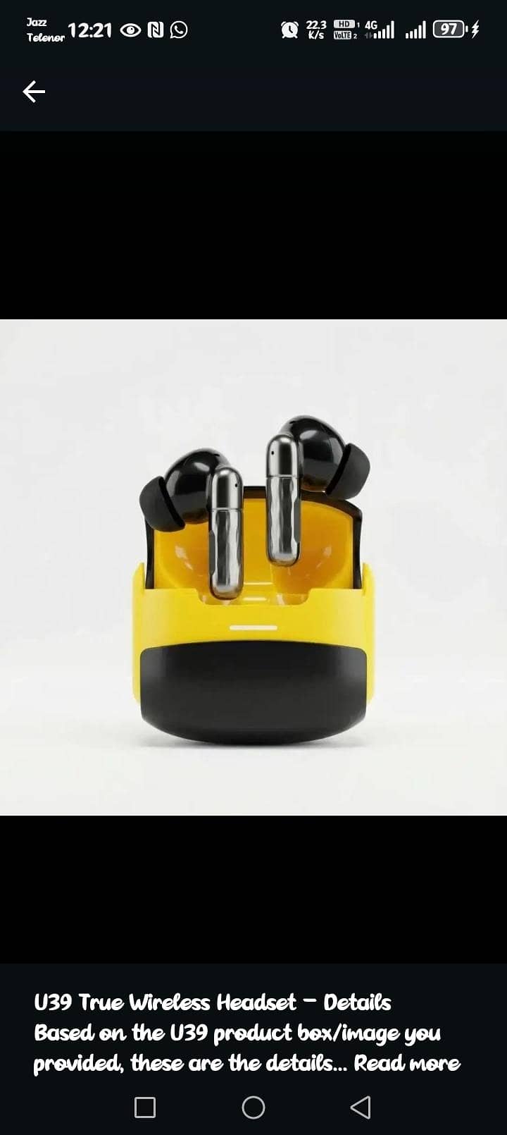 U39 True Wireless Headset 2