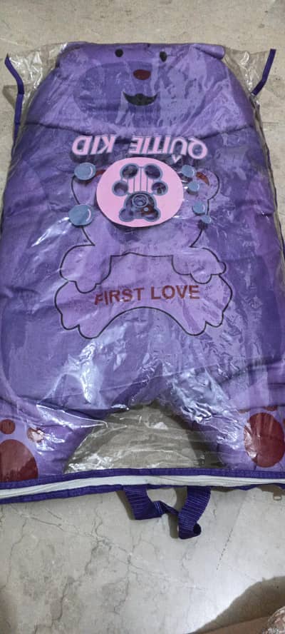 purple carrycot