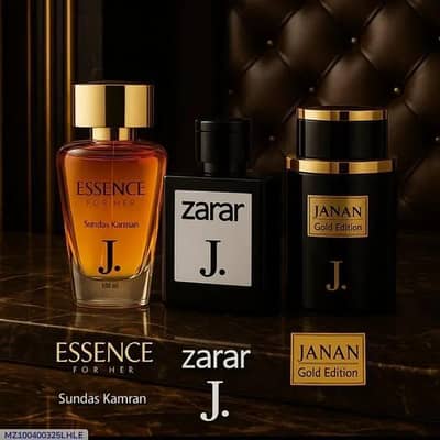 Pack of 3 Long Lasting Perfumes – Unisex Fragrance Se