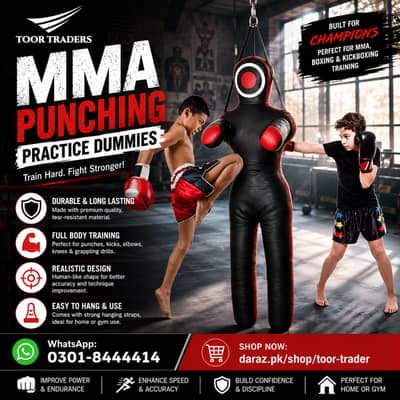 MMA Wrestling & Kick Boxing Grappling Dummy – Judo Karate Training