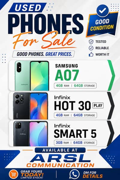 Infinix tecno Samsung IPhone