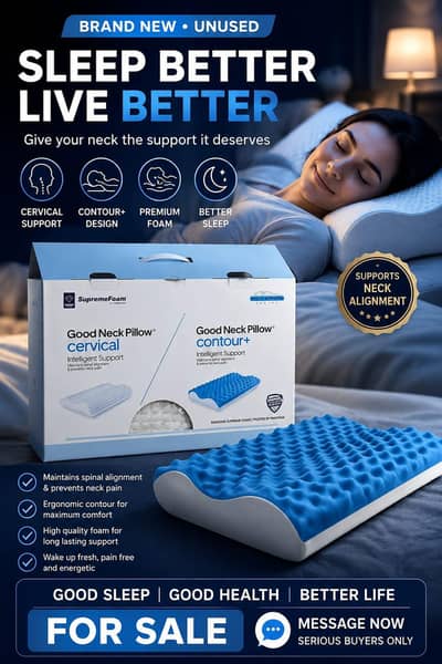 Supreme Foam  Medical Cervical Neck Support Pillow
