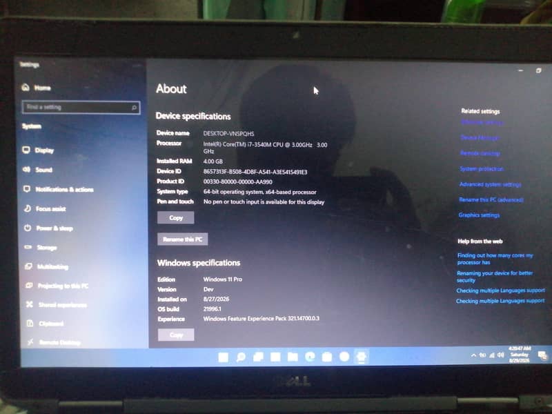 Dell core i7 3rd generation 0