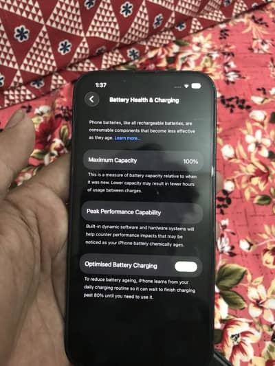 iPhone 13 jv 10 by 10 ha koi masla nai ha no repair no open 128 gb