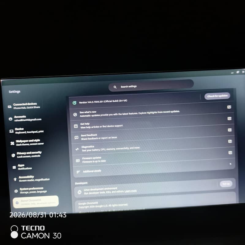 chrome book 7