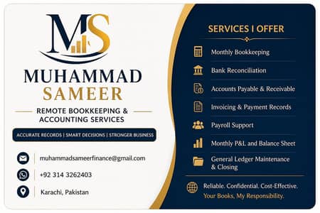 Remote bookkeeping service for your business
