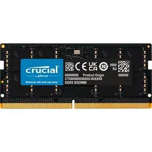 CRUCIAL 16GB, 32GB, LAPTOP RAM DDR5 PULLED JUST LIKE BRAND NEW