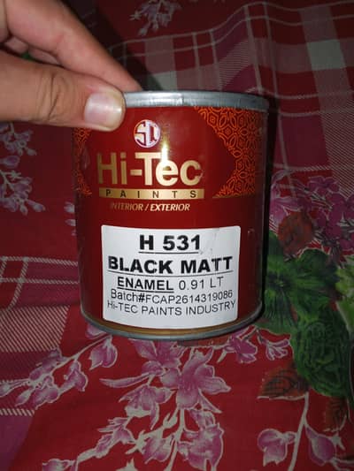 Hi-Tec H-531 Black Matt Enamel Paint – Sealed Pack