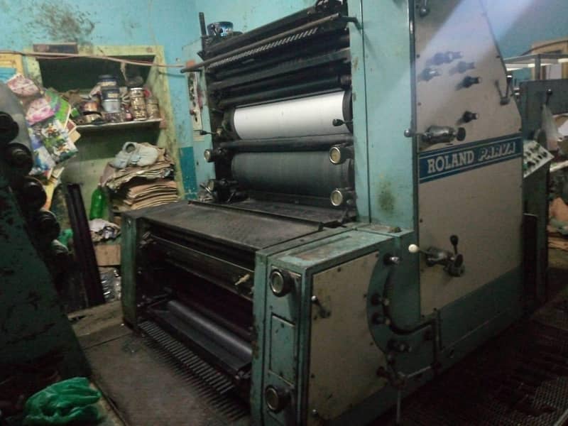 Roland parva offset printing machine 1