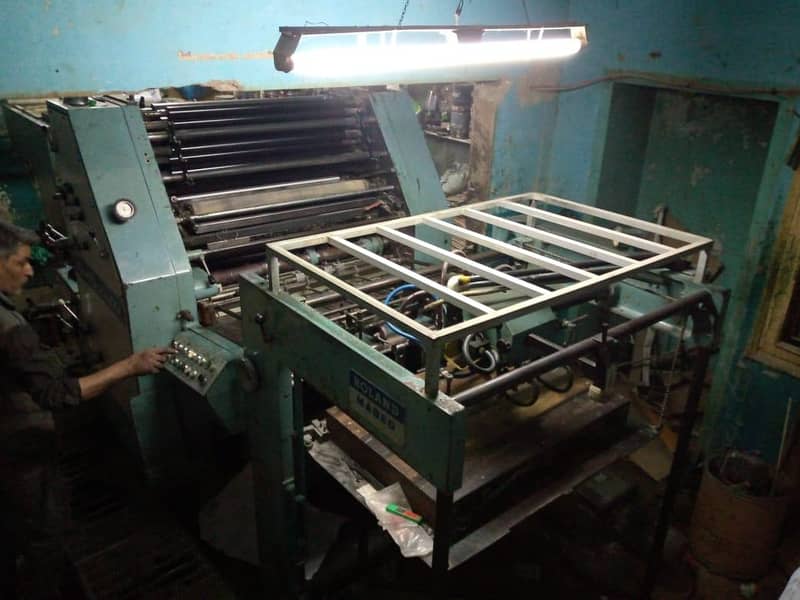 Roland parva offset printing machine 6