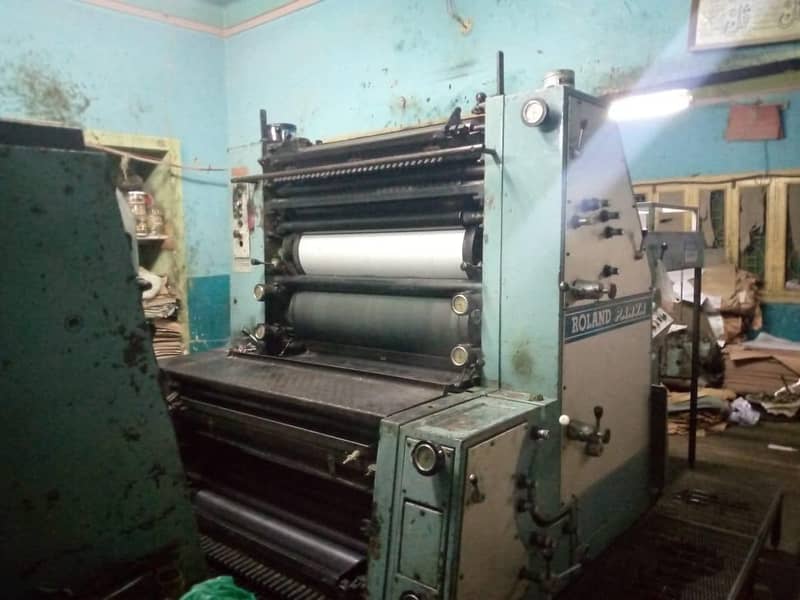 Roland parva offset printing machine 8