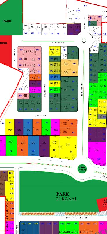 1 kanal plot for Sale Phase 3 city villa Sialkot