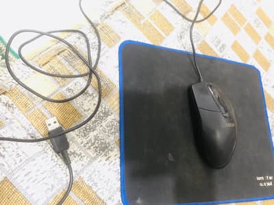A4tech mouse (OP-720S) with mousepad