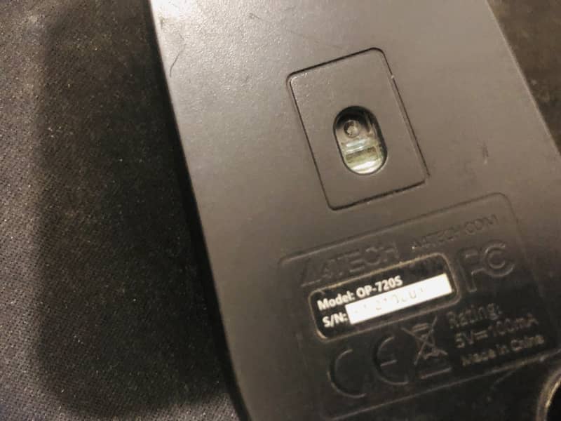 A4tech mouse (OP-720S) with mousepad 2