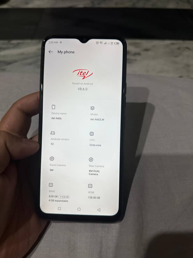 Itel A60s 4