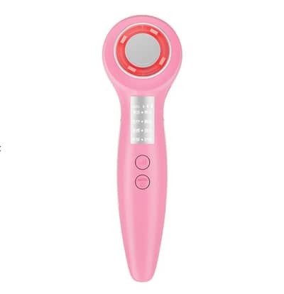 Portable 2-in-1 Facial Massager LED Rechargeable Beauty Device | Skin