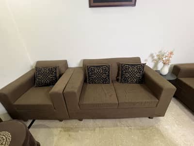 sofa set with table