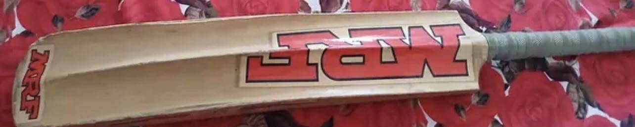 MRF Genius Hard Ball Cricket Bat for sale. Bat condition good