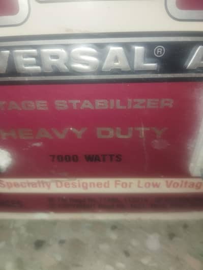 Universal stabilizer 7000watt
