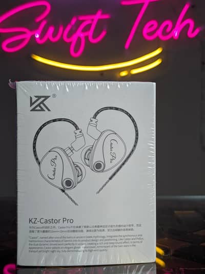 KZ Castor Pro Improved Bass IEMs (Box Pack)