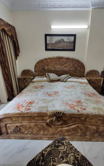 Premium Sheesham Wood Bedroom Set | Bed + Dressing + Side Tables