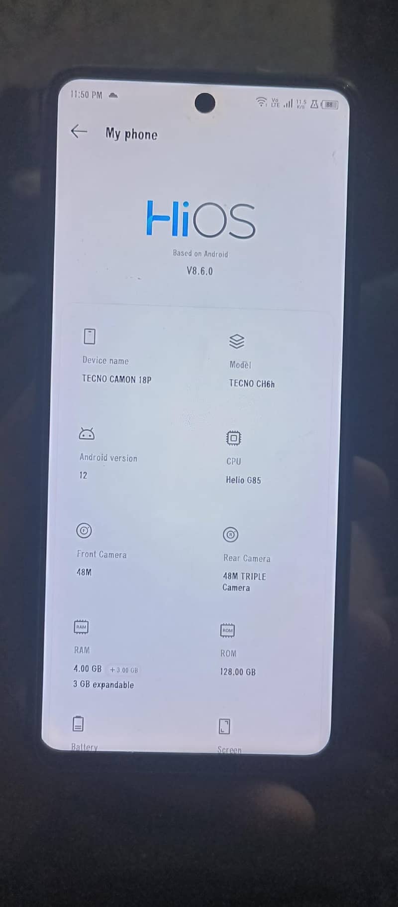 Tecno CAMON 18 1
