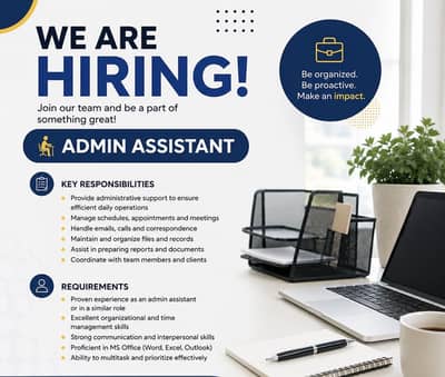 Admin Assistant Job for Startup