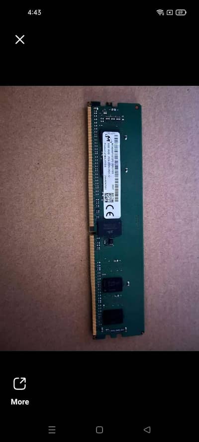 8Gb Ram DDR4 2666MHZ