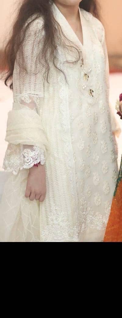 White Embroidered Suit