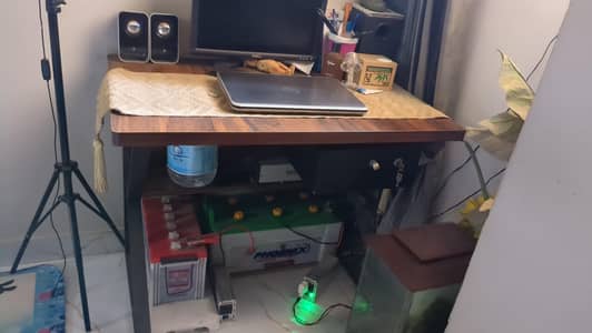 computer table and shisham Wood chair
