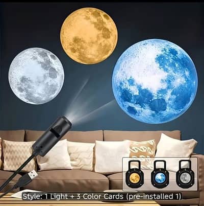 3 in 1 Galaxy Projector Lamp | Sky Night Light | Planet Projector