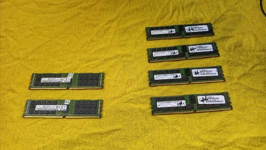 6 Sticks ECC RAM 32 GB DDR4 For Sale