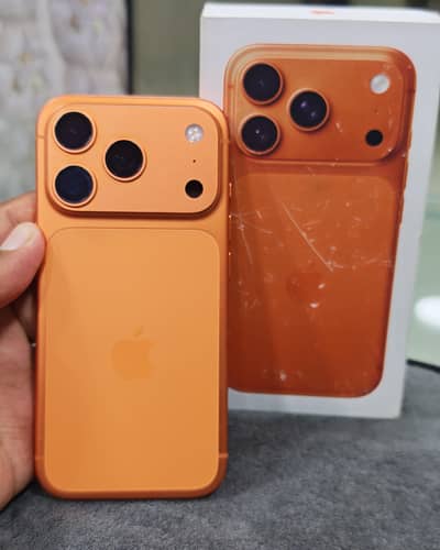 iPhone 17 Pro  256gb unlocked orange  LLA sim 2 month time wala