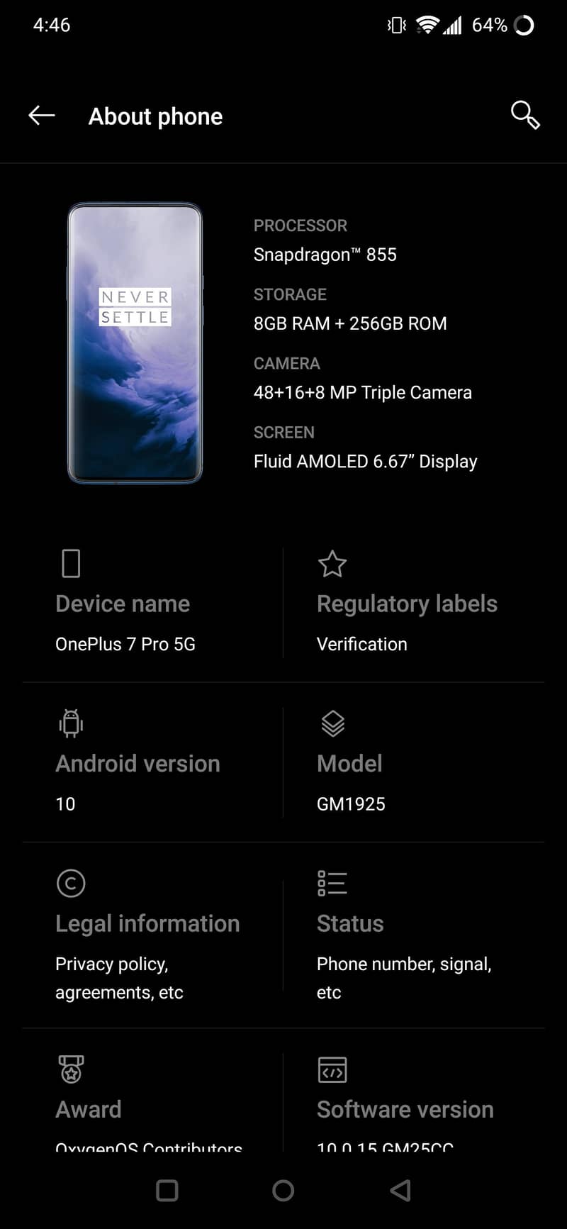 One Plus 7 Pro 0