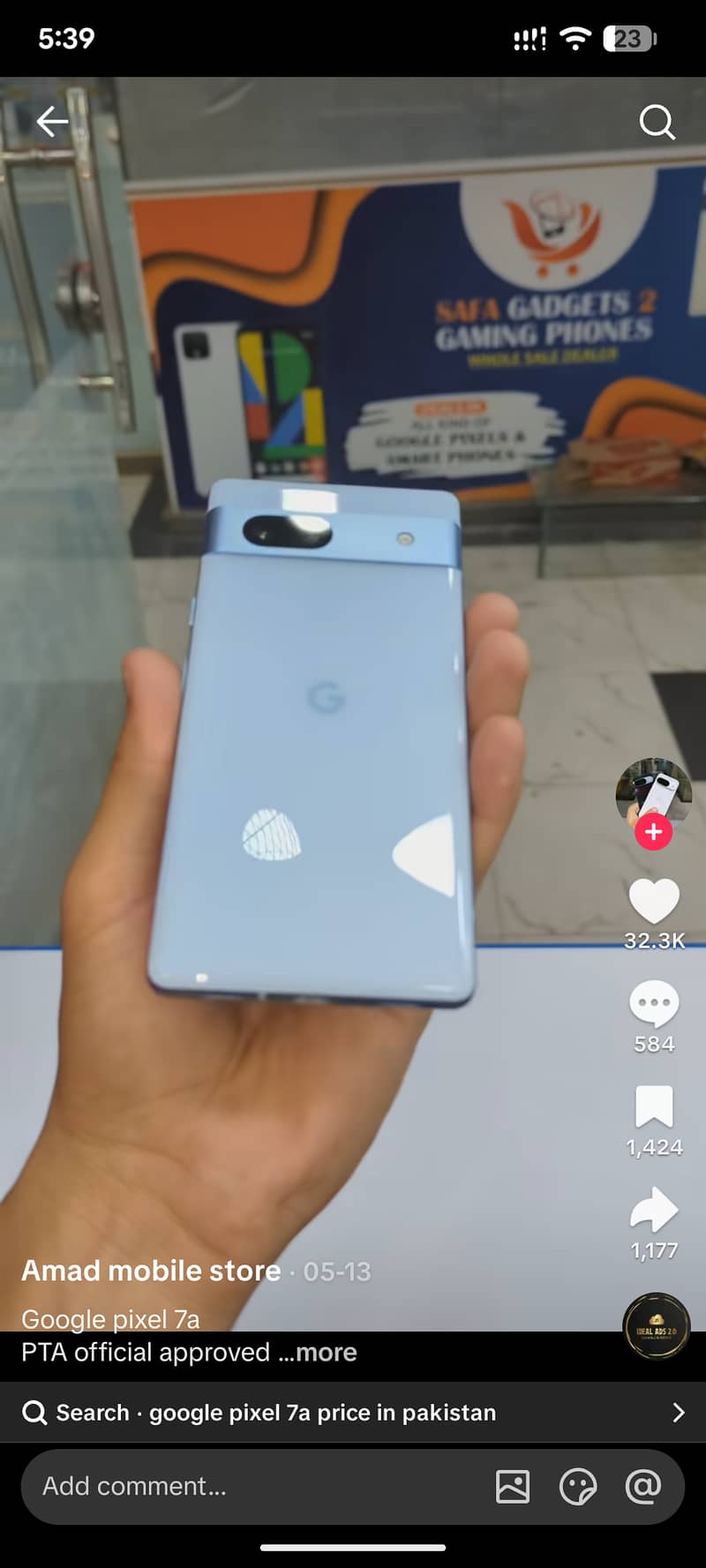 Google Pixel 7a 5