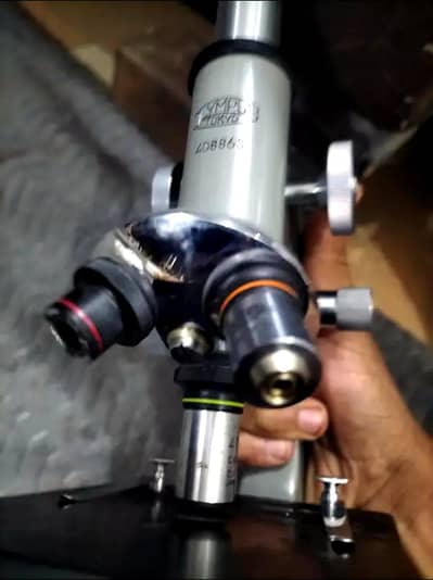 Olympus Tokyo Antique Monocular Microscope In Working Condition