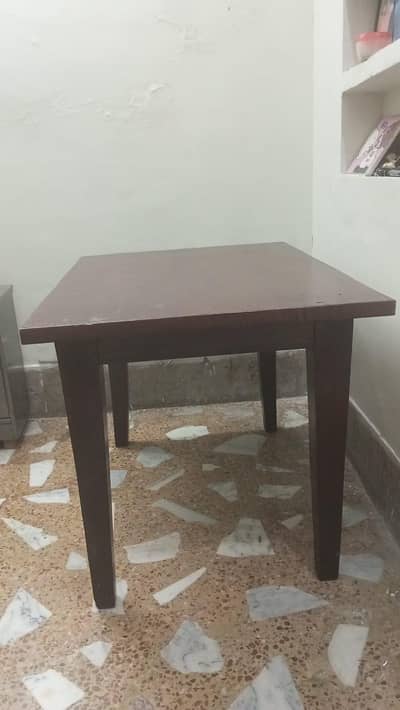 wooden table