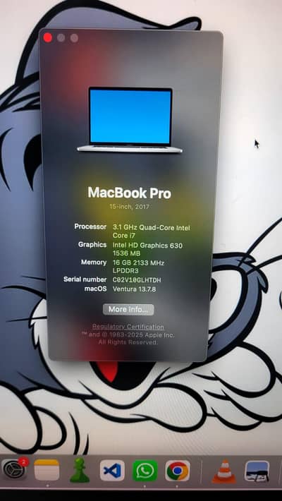 Macbook pro 2017 core i7