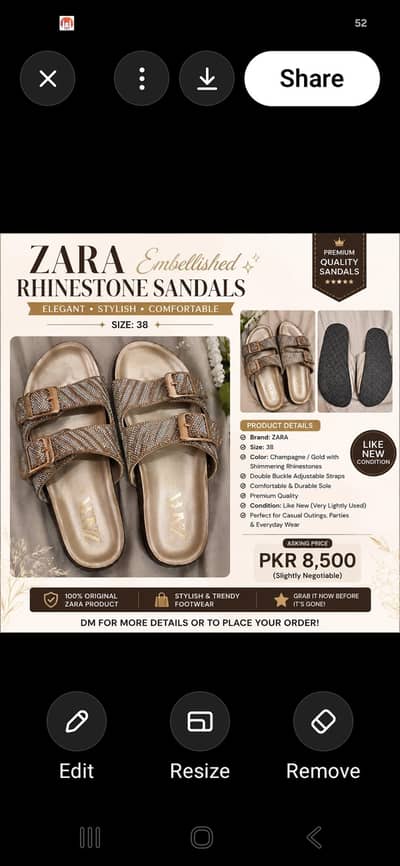 Zara Sandals