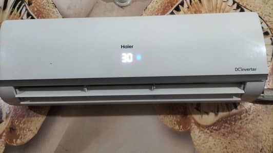 Haier AC full ok 1.5 ton DC inventor WhatsApp number0313/488/85/85