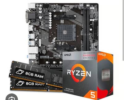 Motherboard Cpu ram combo