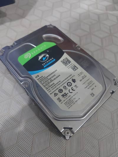 Seagate SkyHawk 4TB HDD 99.5% Health (0 Bad Sectors). 4TB hard drive